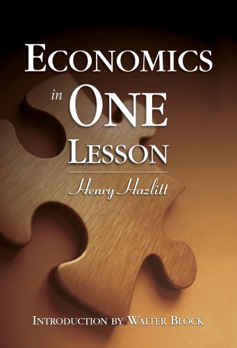 Cover of Economics in One Lesson